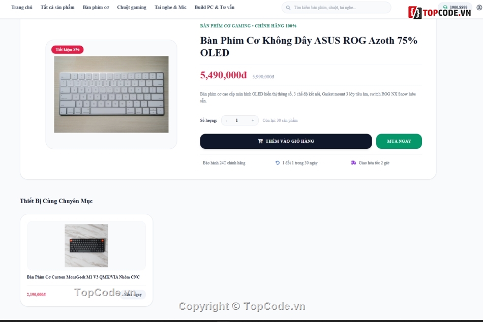 Đồ án,bán website,web bán thiết bị